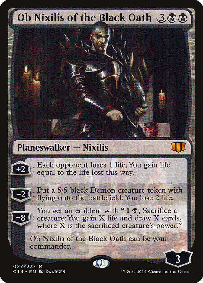 Ob Nixilis of the Black Oath [Commander 2014] | Boutique FDB TCG