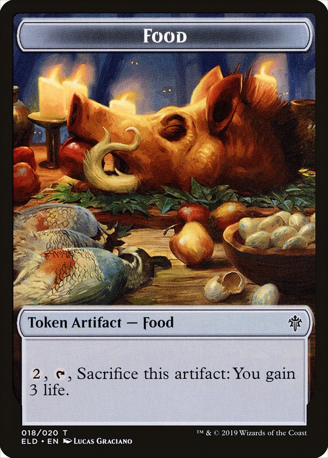 Food Token (018/020) [Throne of Eldraine Tokens] | Boutique FDB TCG