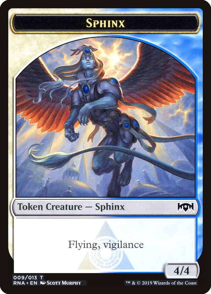 Sphinx Token [Ravnica Allegiance Tokens] | Boutique FDB TCG