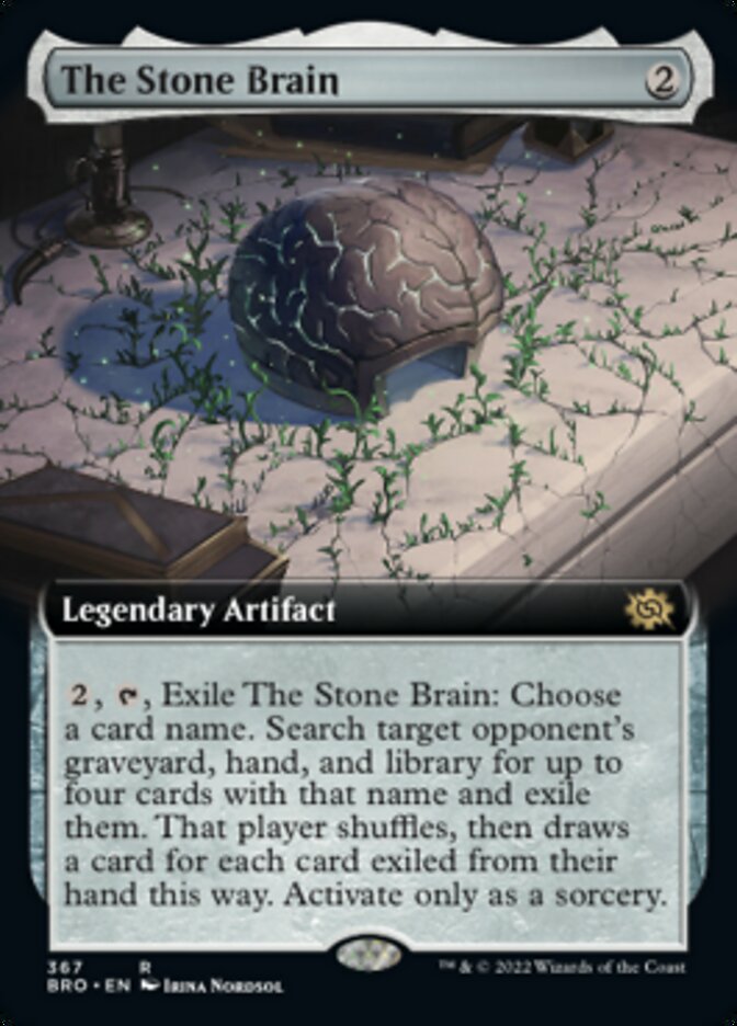 The Stone Brain (Extended Art) [The Brothers' War] | Boutique FDB TCG