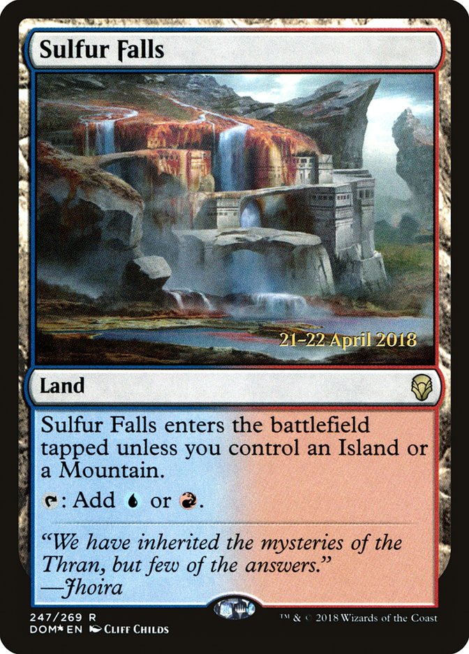 Sulfur Falls [Dominaria Prerelease Promos] | Boutique FDB TCG