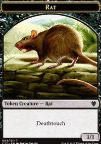 Rat // Cat Double-Sided Token [Commander 2017 Tokens] | Boutique FDB TCG