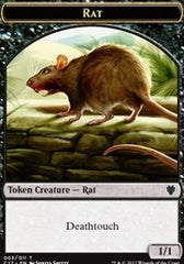 Rat // Cat Double-Sided Token [Commander 2017 Tokens] | Boutique FDB TCG