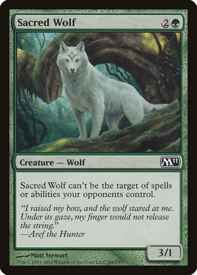 Sacred Wolf [Magic 2011] | Boutique FDB TCG