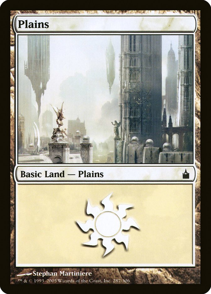 Plains (287) [Ravnica: City of Guilds] | Boutique FDB TCG