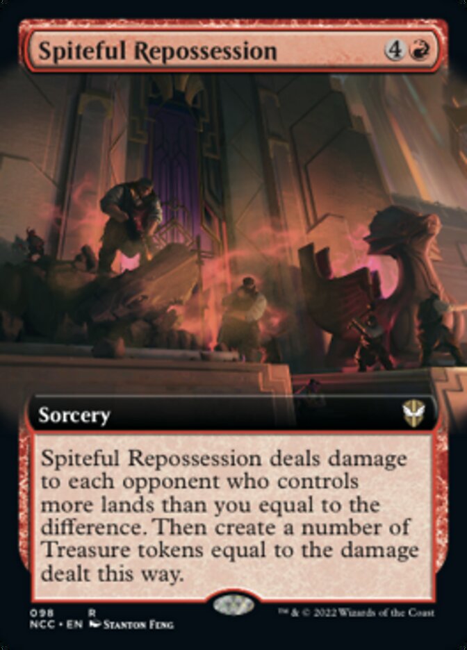 Spiteful Repossession (Extended Art) [Streets of New Capenna Commander] | Boutique FDB TCG