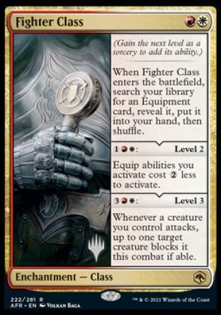 Fighter Class (Promo Pack) [Dungeons & Dragons: Adventures in the Forgotten Realms Promos] | Boutique FDB TCG