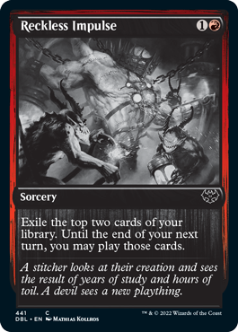 Reckless Impulse [Innistrad: Double Feature] | Boutique FDB TCG