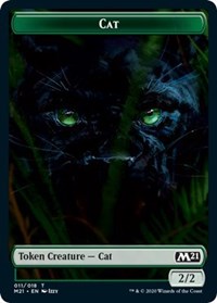 Cat (011) // Pirate Double-Sided Token [Core Set 2021 Tokens] | Boutique FDB TCG