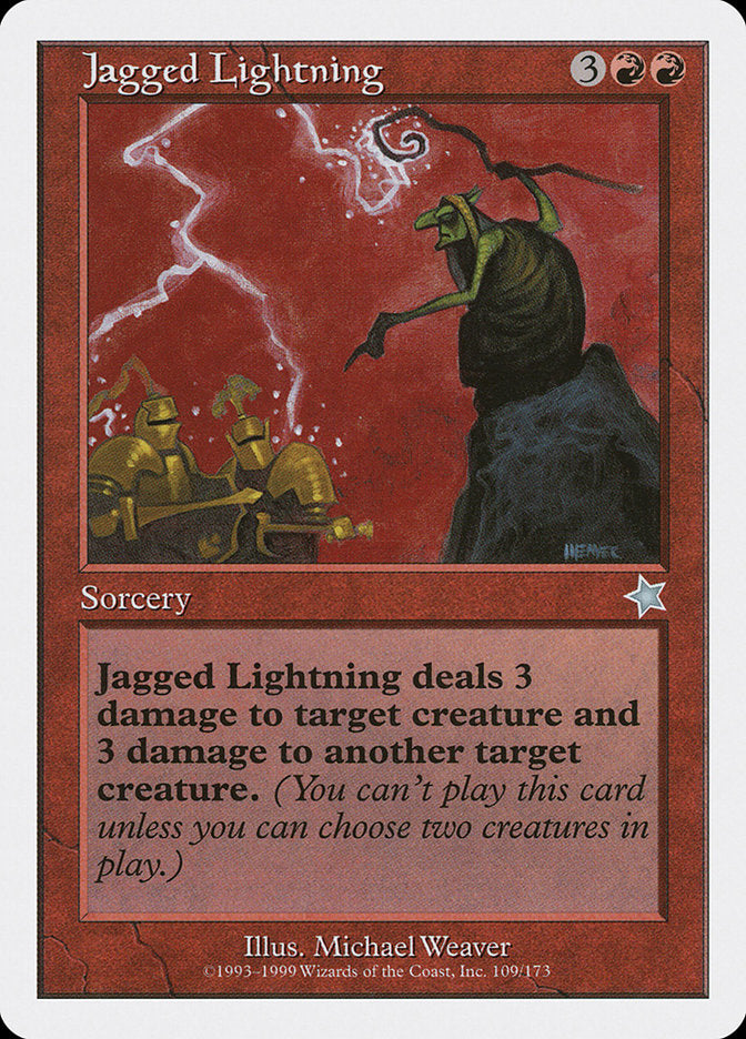 Jagged Lightning [Starter 1999] | Boutique FDB TCG