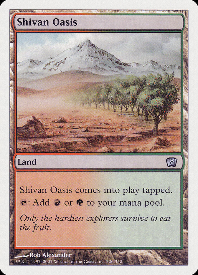 Shivan Oasis [Eighth Edition] | Boutique FDB TCG