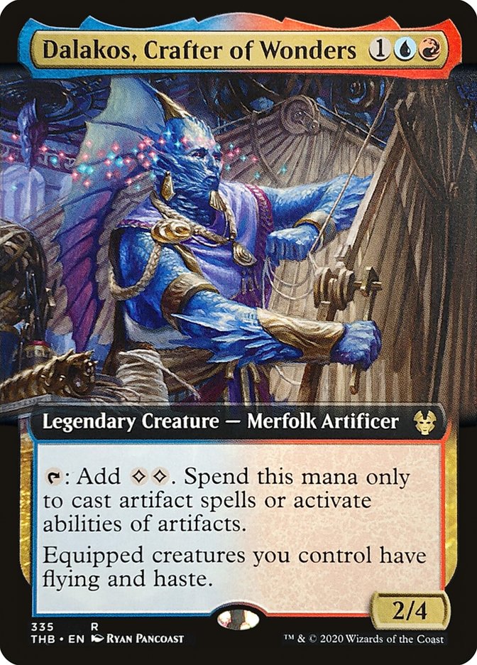 Dalakos, Crafter of Wonders (Extended Art) [Theros Beyond Death] | Boutique FDB TCG