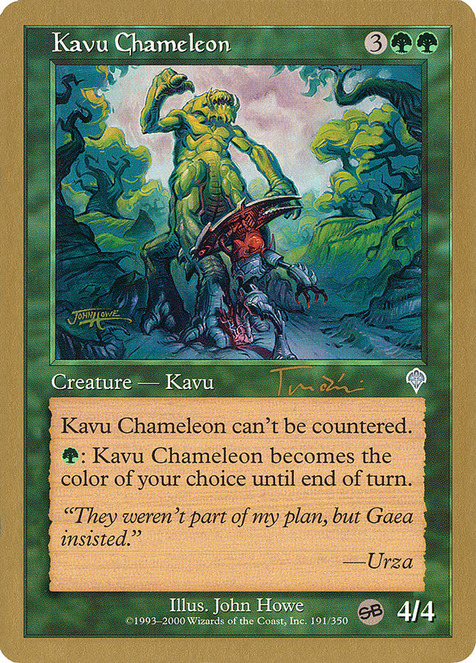 Kavu Chameleon (Jan Tomcani) (SB) [World Championship Decks 2001] | Boutique FDB TCG