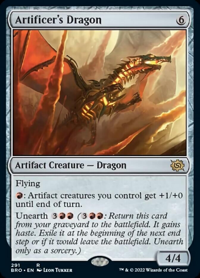 Artificer's Dragon [The Brothers' War] | Boutique FDB TCG