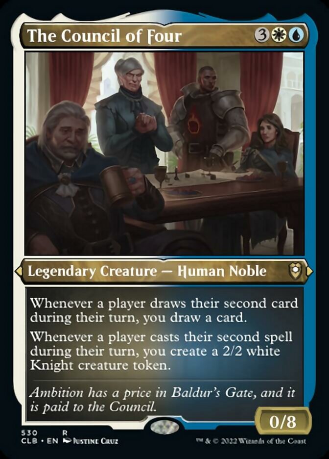 The Council of Four (Foil Etched) [Commander Legends: Battle for Baldur's Gate] | Boutique FDB TCG