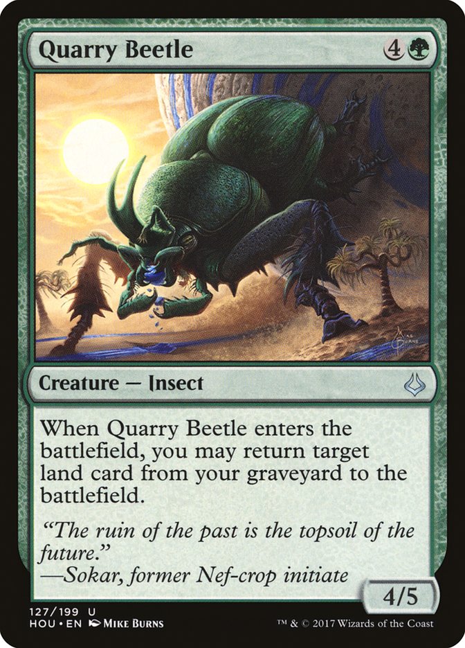 Quarry Beetle [Hour of Devastation] | Boutique FDB TCG