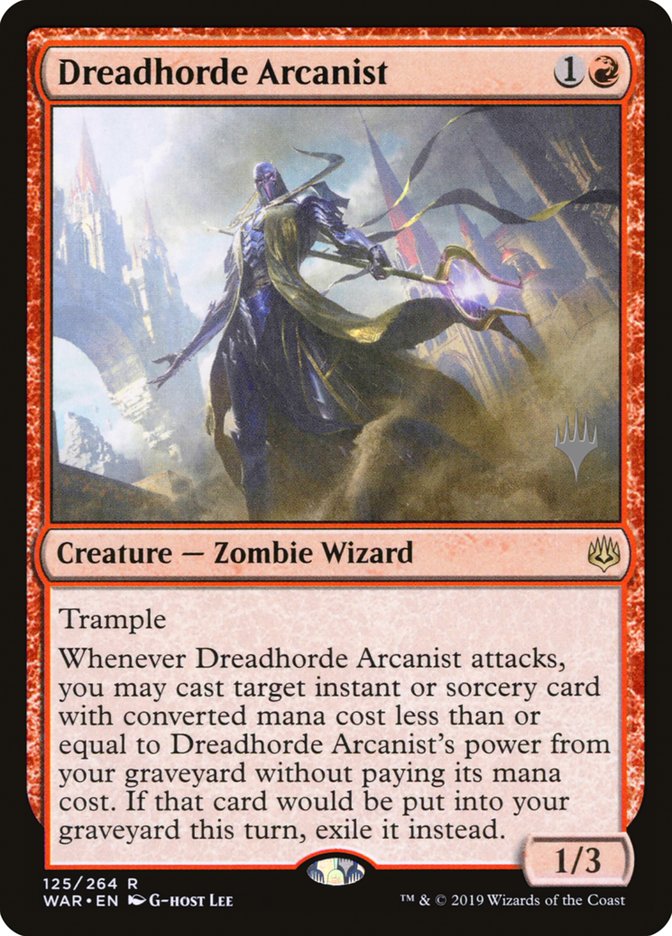 Dreadhorde Arcanist (Promo Pack) [War of the Spark Promos] | Boutique FDB TCG