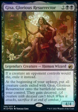 Gisa, Glorious Resurrector [Innistrad: Midnight Hunt Prerelease Promos] | Boutique FDB TCG