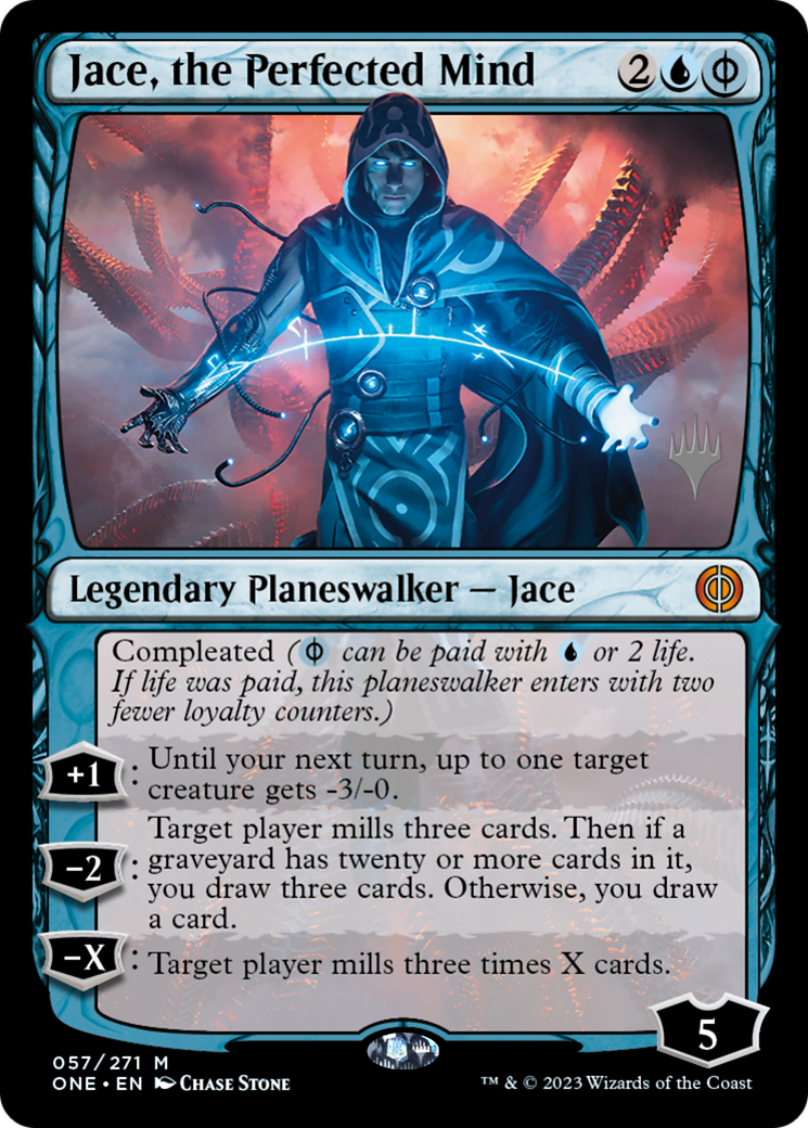 Jace, the Perfected Mind (Promo Pack) [Phyrexia: All Will Be One Promos] | Boutique FDB TCG