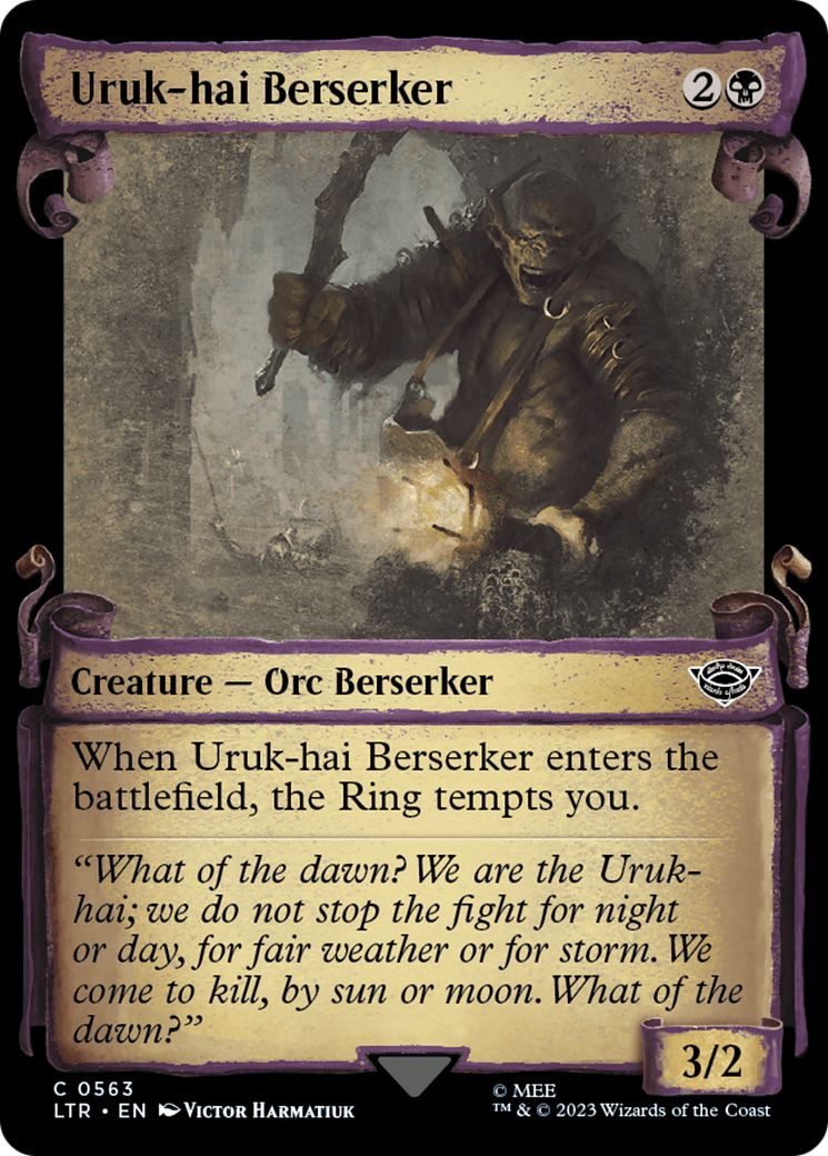 Uruk-hai Berserker [The Lord of the Rings: Tales of Middle-Earth Showcase Scrolls] | Boutique FDB TCG