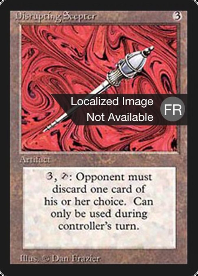 Disrupting Scepter [Foreign Black Border] | Boutique FDB TCG