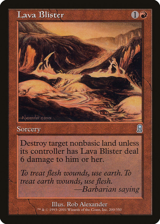 Lava Blister [Odyssey] | Boutique FDB TCG