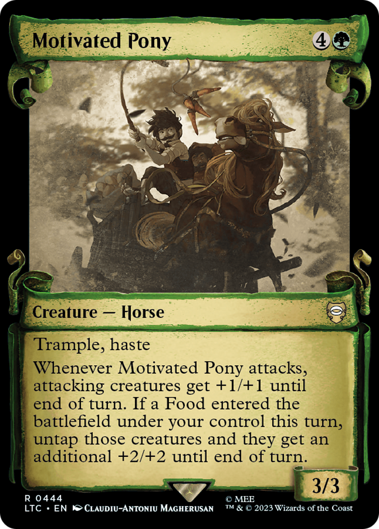 Motivated Pony [The Lord of the Rings: Tales of Middle-Earth Commander Showcase Scrolls] | Boutique FDB TCG