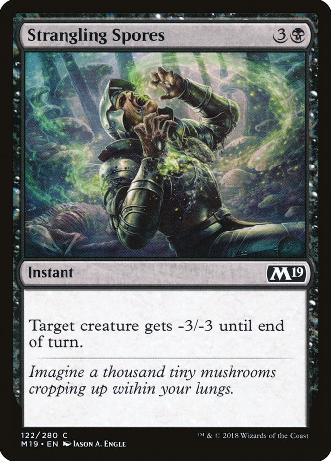 Strangling Spores [Core Set 2019] | Boutique FDB TCG