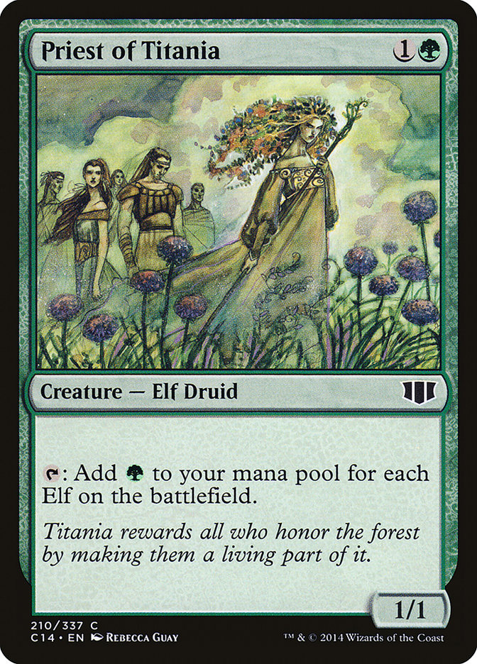 Priest of Titania [Commander 2014] | Boutique FDB TCG