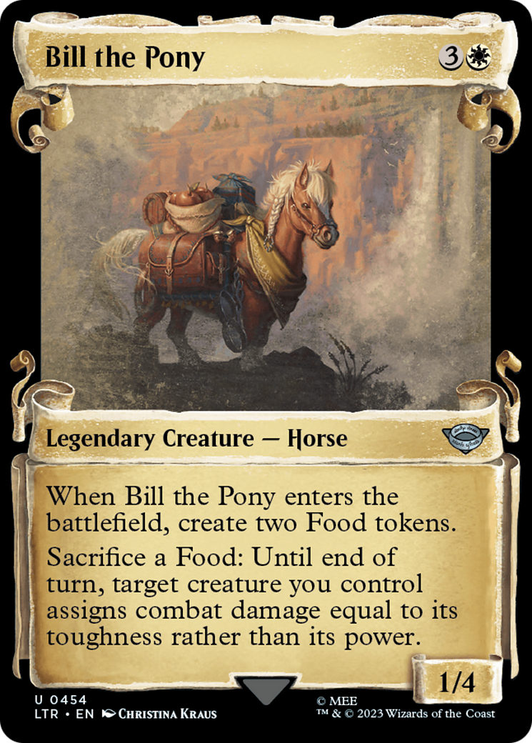 Bill the Pony [The Lord of the Rings: Tales of Middle-Earth Showcase Scrolls] | Boutique FDB TCG