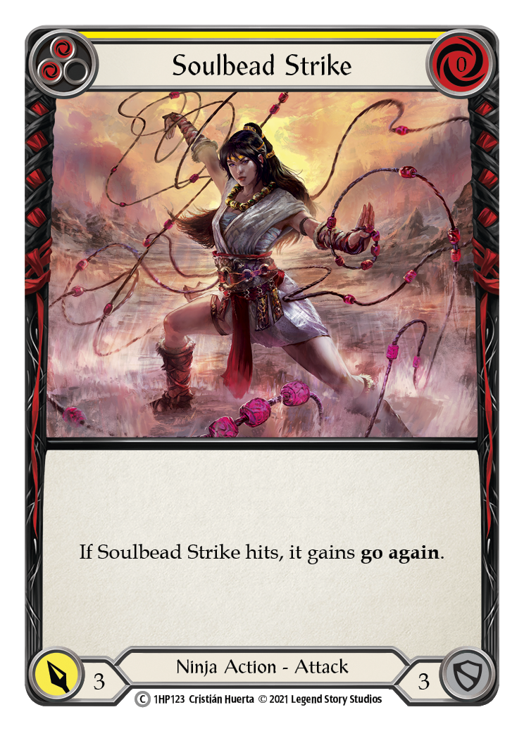 Soulbead Strike (Yellow) [1HP123] (History Pack 1) | Boutique FDB TCG