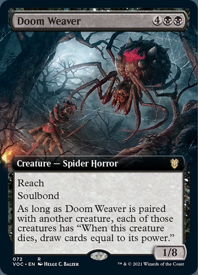 Doom Weaver (Extended Art) [Innistrad: Crimson Vow Commander] | Boutique FDB TCG