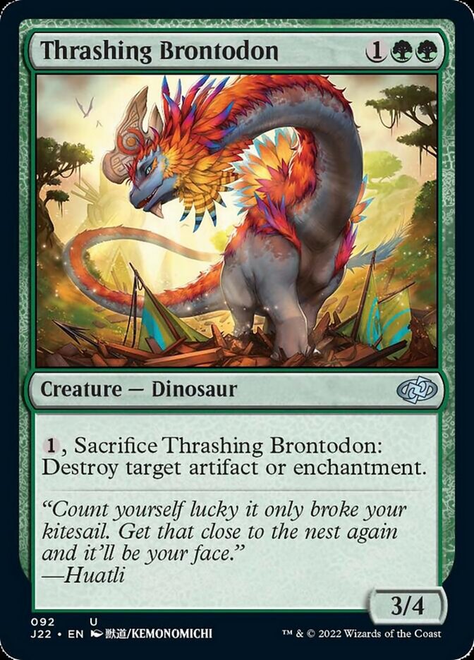 Thrashing Brontodon [Jumpstart 2022] | Boutique FDB TCG