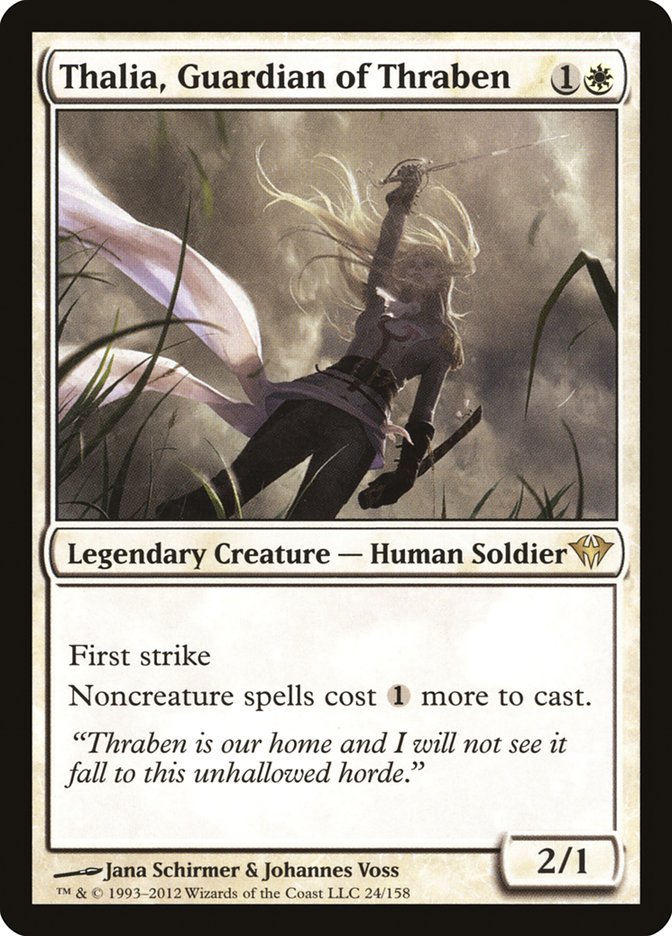 Thalia, Guardian of Thraben [Dark Ascension] | Boutique FDB TCG