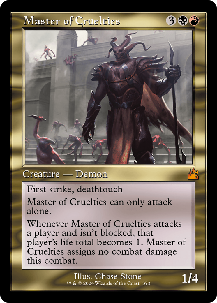 Master of Cruelties (Retro Frame) [Ravnica Remastered] | Boutique FDB TCG