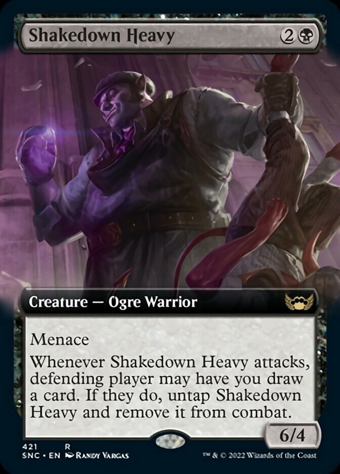 Shakedown Heavy (Extended Art) [Streets of New Capenna] | Boutique FDB TCG
