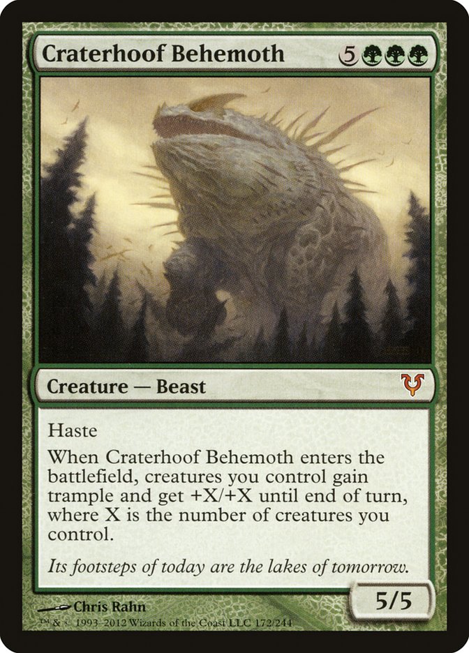 Craterhoof Behemoth [Avacyn Restored] | Boutique FDB TCG