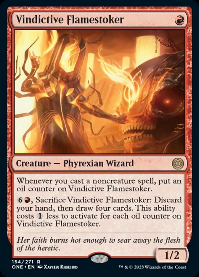 Vindictive Flamestoker [Phyrexia: All Will Be One] | Boutique FDB TCG