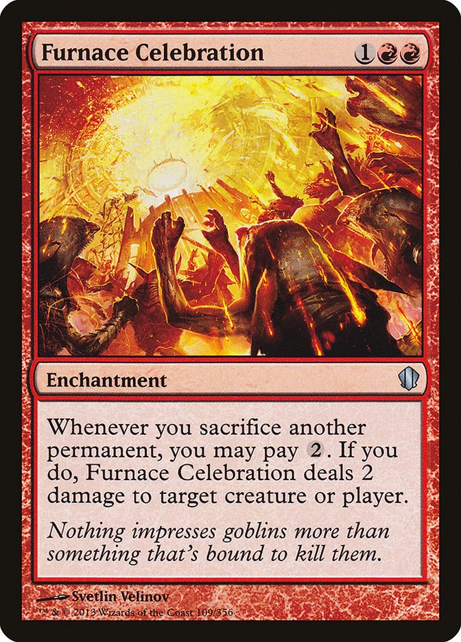 Furnace Celebration [Commander 2013] | Boutique FDB TCG