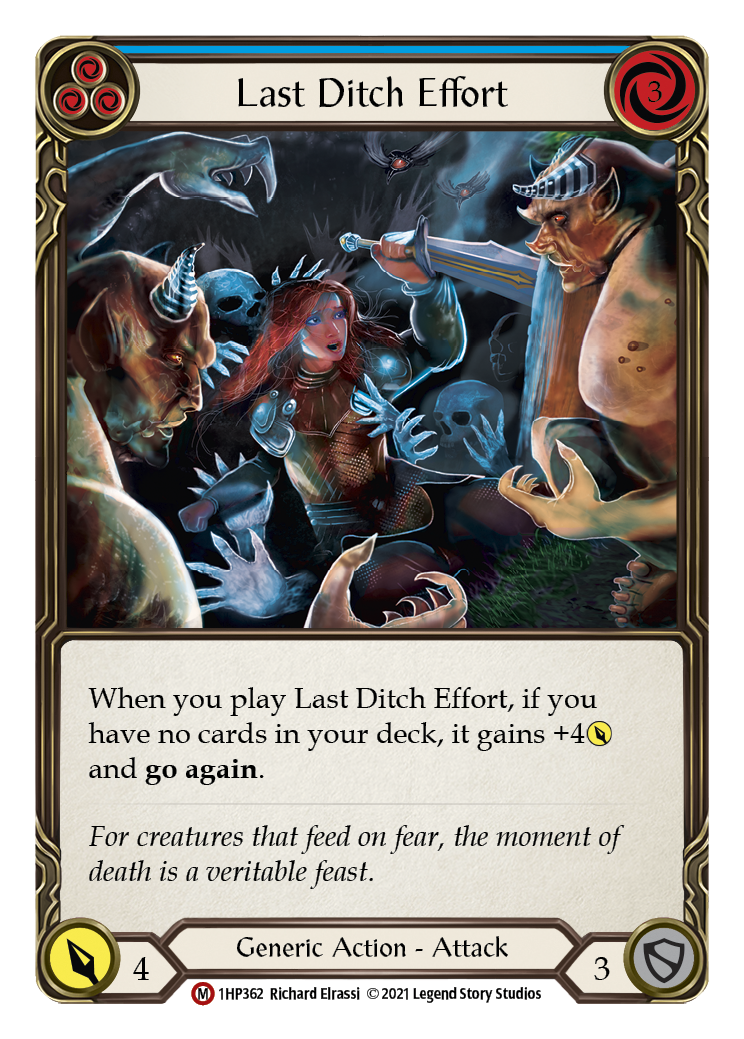 Last Ditch Effort [1HP362] (History Pack 1) | Boutique FDB TCG