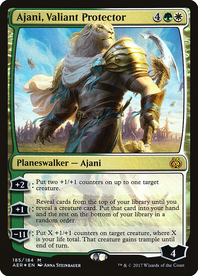 Ajani, Valiant Protector [Aether Revolt] | Boutique FDB TCG