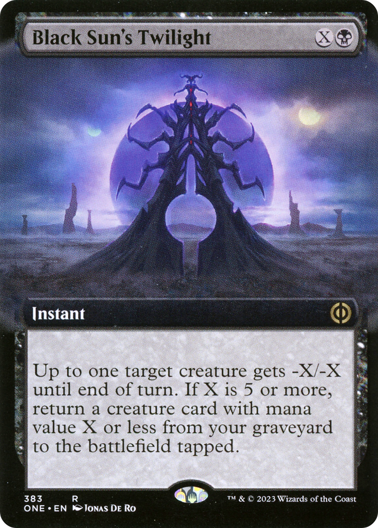 Black Sun's Twilight (Extended Art) [Phyrexia: All Will Be One] | Boutique FDB TCG