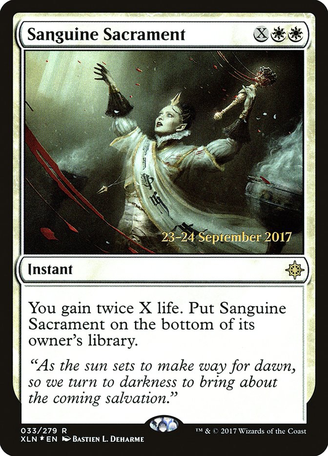 Sanguine Sacrament [Ixalan Prerelease Promos] | Boutique FDB TCG