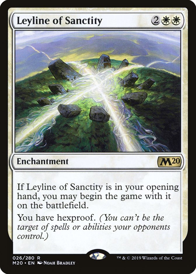 Leyline of Sanctity [Core Set 2020] | Boutique FDB TCG