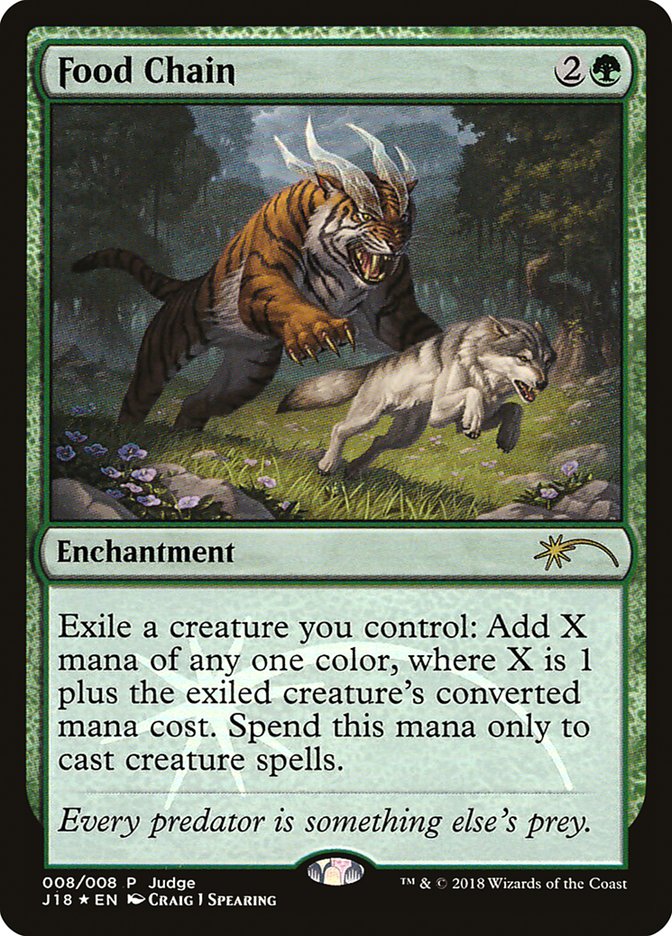 Food Chain [Judge Gift Cards 2018] | Boutique FDB TCG