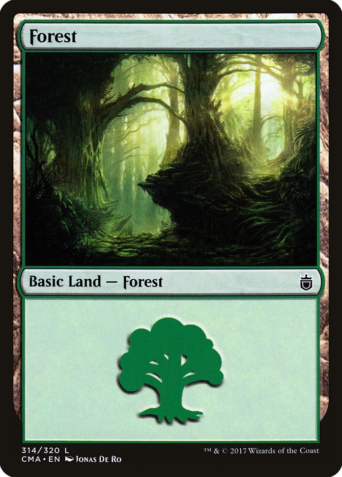 Forest (314) [Commander Anthology] | Boutique FDB TCG