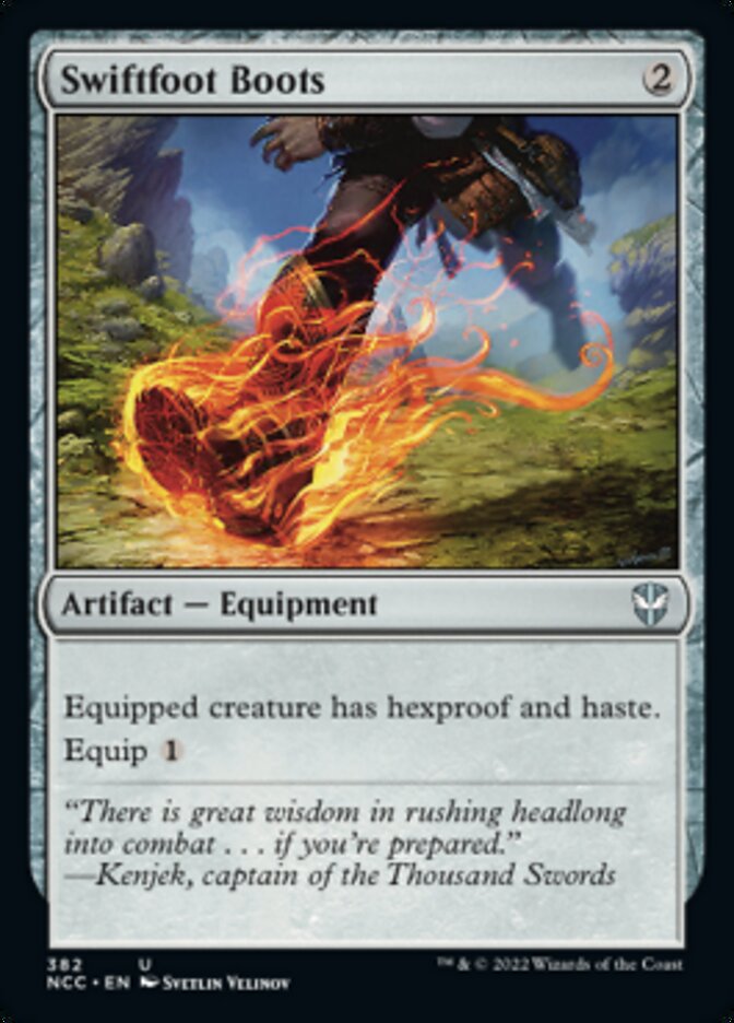 Swiftfoot Boots [Streets of New Capenna Commander] | Boutique FDB TCG