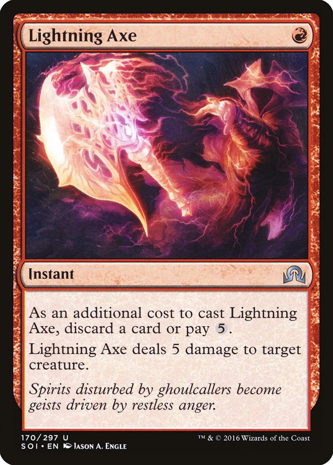 Lightning Axe [Shadows over Innistrad] | Boutique FDB TCG