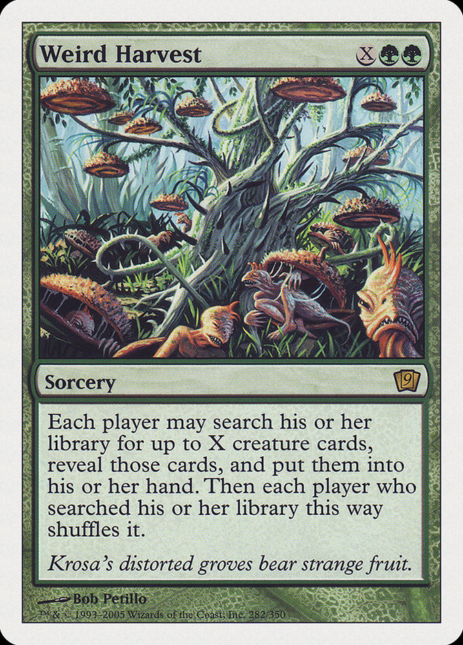 Weird Harvest [Ninth Edition] | Boutique FDB TCG