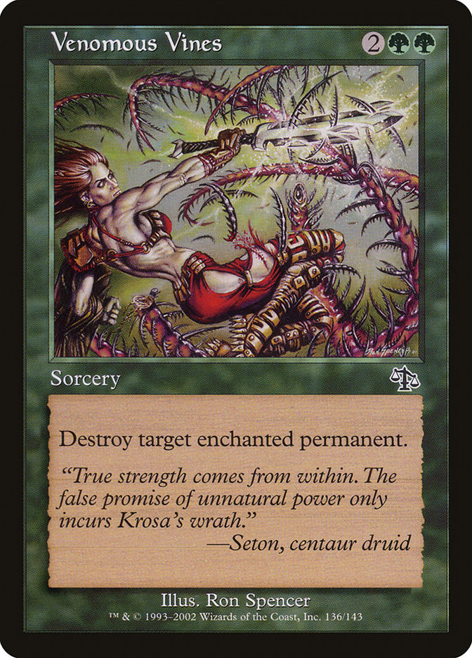 Venomous Vines [Judgment] | Boutique FDB TCG